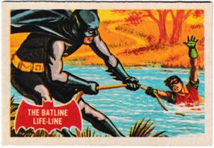 A&BC - 'Batman (1-44A)' (1966) - Card #7 - The Batline Life-Line