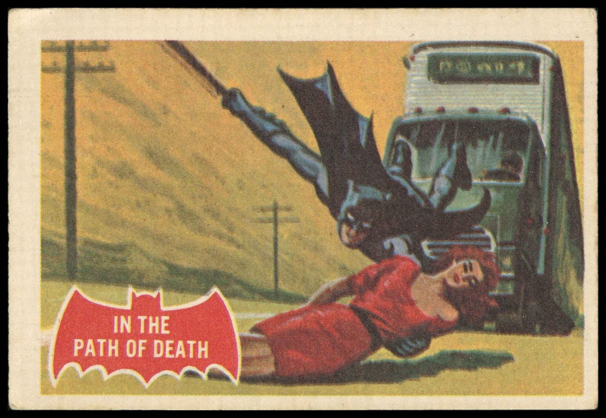 A&BC – ‘Batman (1-44A)’ (1966) – #38 – In The Path Of Death – CardHawk