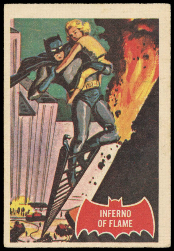 A&BC – ‘Batman (1-44A)’ (1966) – #40 – Inferno Of Flame – CardHawk