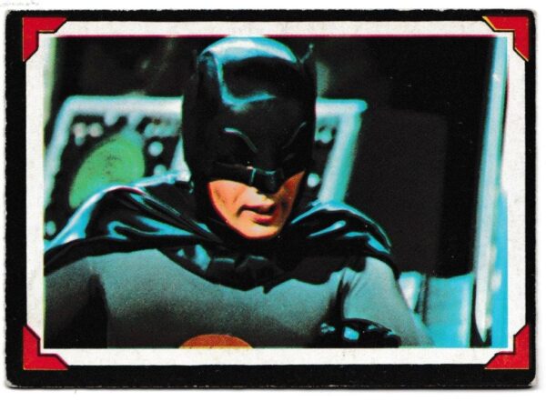 A&BC – ‘Batman (Black Back)’ (1966) – Card #6 – Bookworm Batman – CardHawk