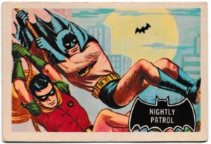 A&BC - 'Batman (Pink Back)' (1966) - Card #14 - Nightly Patrol