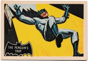 A&BC - 'Batman (Pink Back)' (1966) - Card #16 - The Penguin's Trap