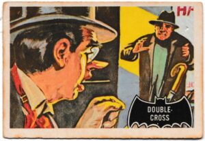 A&BC - 'Batman (Pink Back)' (1966) - Card #22 - Double Cross