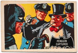 A&BC - 'Batman (Pink Back)' (1966) - Card #24 - Penguin Captured
