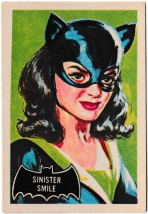 A&BC - 'Batman (Pink Back)' (1966) - Card #27 - Sinister Smile