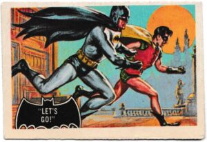 A&BC - 'Batman (Pink Back)' (1966) - Card #28 - "Let's Go!"