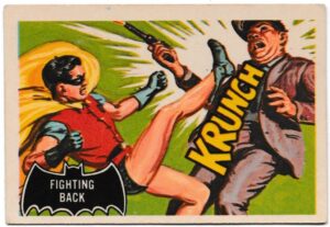 A&BC - 'Batman (Pink Back)' (1966) - Card #30 - Fighting Back