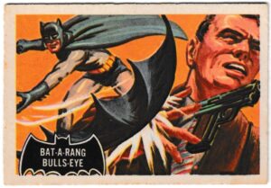 A&BC - 'Batman (Pink Back)' (1966) - Card #32 - Bat-A-Rang Bullseye