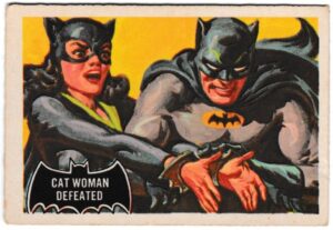 A&BC - 'Batman (Pink Back)' (1966) - Card #35 - Cat Woman Defeated