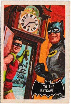 A&BC - 'Batman (Pink Back)' (1966) - Card #39 - "To The Batcave"