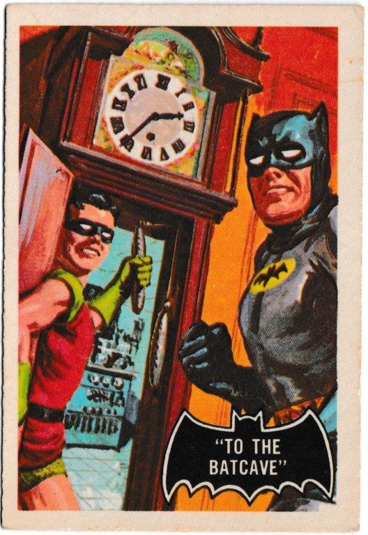 A&BC – ‘Batman (Pink Back)’ (1966) – Card #39 – “To The Batcave” – CardHawk