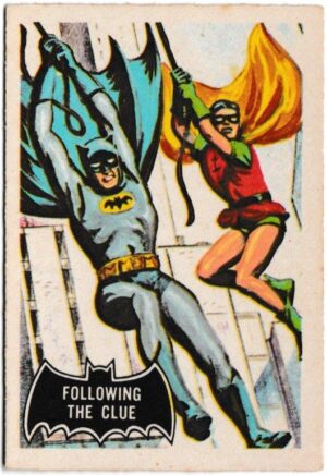 A&BC - 'Batman (Pink Back)' (1966) - Card #40 - Following the Clue