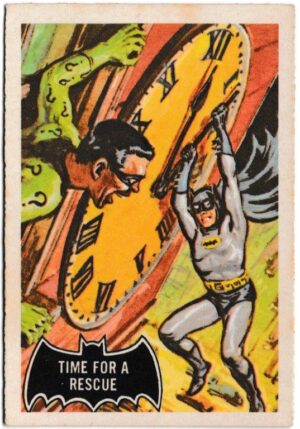 A&BC - 'Batman (Pink Back)' (1966) - Card #41 - Time For A Rescue