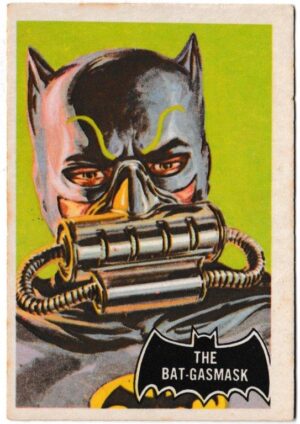 A&BC - 'Batman (Pink Back)' (1966) - Card #43 - The Bat-Gasmask