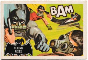 A&BC - 'Batman (Pink Back)' (1966) - Card #44 - Flying Fists