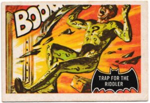A&BC - 'Batman (Pink Back)' (1966) - Card #45 - Trap For The Riddler