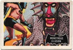 A&BC - 'Batman (Pink Back)' (1966) - Card #48 - Monstrous Illusion