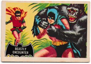 A&BC - 'Batman (Pink Back)' (1966) - Card #50 - Beastly Encounter