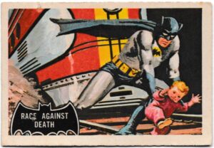 A&BC - 'Batman (Pink Back)' (1966) - Card #53 - Race Against Death