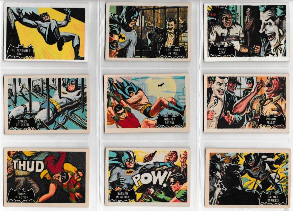 A&BC - 'Batman (Pink Back)' - (1966) - Complete Set A&BC - 'Batman (Pink Back)' - (1966) - Complete Set