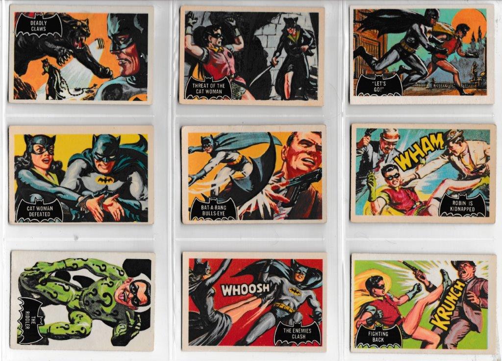 A&BC - 'Batman (Pink Back)' - (1966) - Complete Set A&BC - 'Batman (Pink Back)' - (1966) - Complete Set