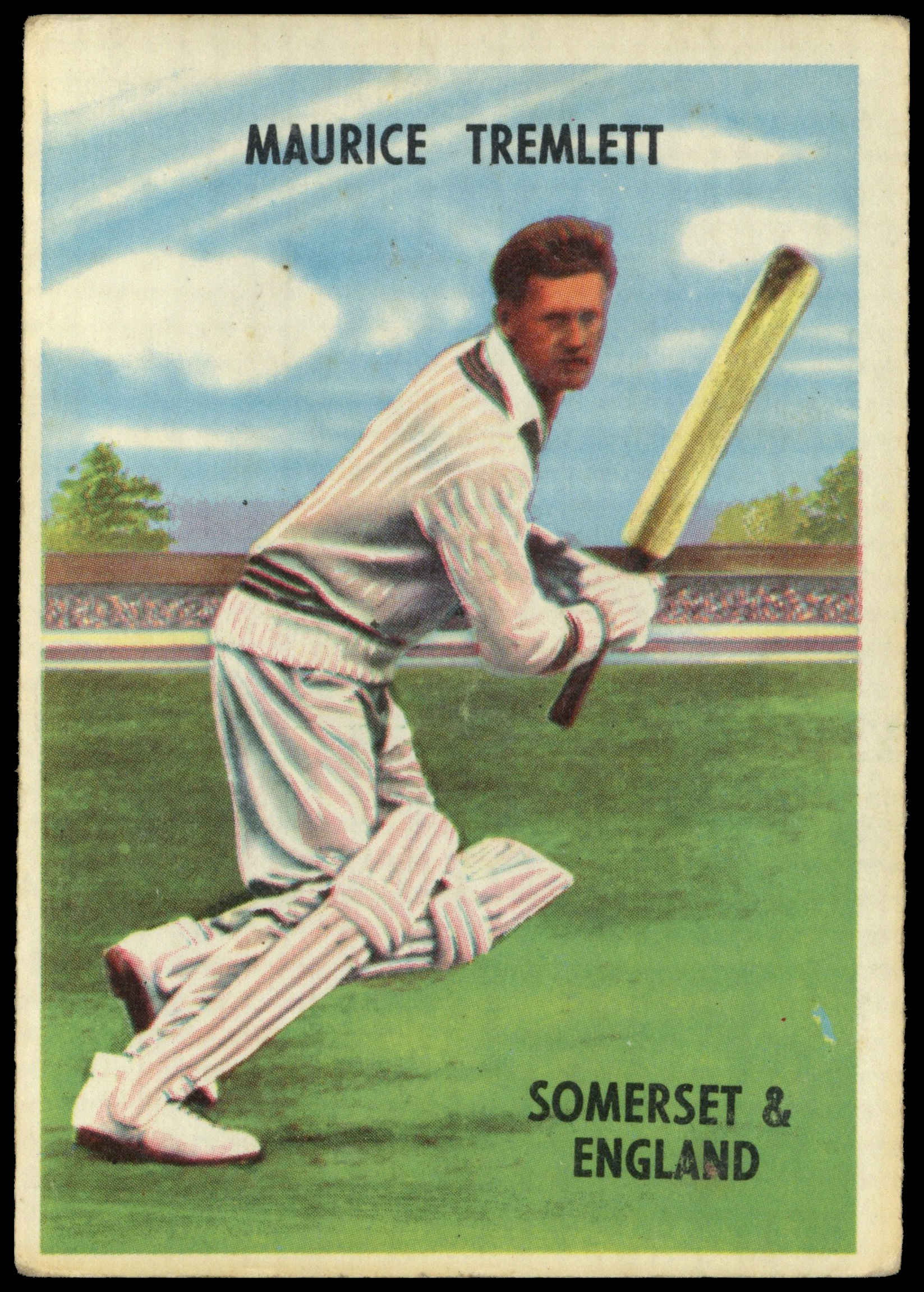 A&BC - 'Cricketers' (1959) - #15 - Maurice Tremlett (Somerset) A&BC - 'Cricketers' (1959) - #15 - Maurice Tremlett (Somerset)