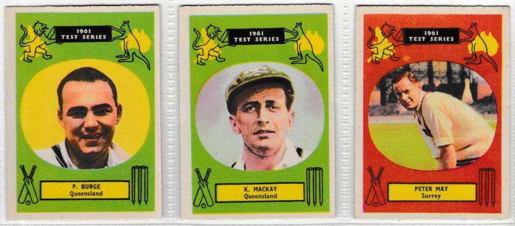 A&BC - 'Cricketers 1961 (90 x 64)' - Complete Set A&BC - 'Cricketers 1961 (90 x 64)' - Complete Set