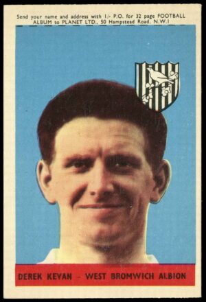 A&BC - 'Footballers (1958/59 Planet)' (1958) - Derek Kevan (West Brom) A&BC - 'Footballers (1958/59 Planet)' (1958) - Derek Kevan (West Brom)