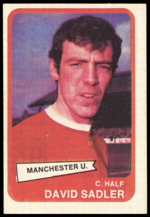 A&BC - 'Footballers (1968/69 - English Series 1)' (1968) - David Sadler (Manchester United)