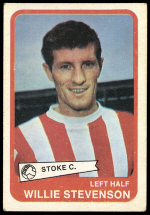A&BC - 'Footballers (1968/69 - English Series 1)' (1968) - Willie Stevenson (Stoke City)
