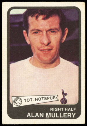 A&BC - 'Footballers (1968/69 - English Series 1)' (1968) - Alan Mullery (Tottenham Hotspur)