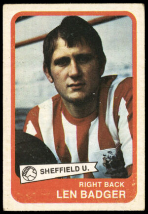 A&BC - 'Footballers (1968/69 - English Series 1)' (1968) - Len Badger (Sheffield United)