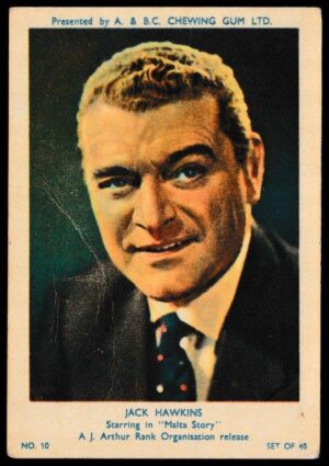 A&BC - 'Film & TV Stars (Series 1)' (1953) - Jack Hawkins