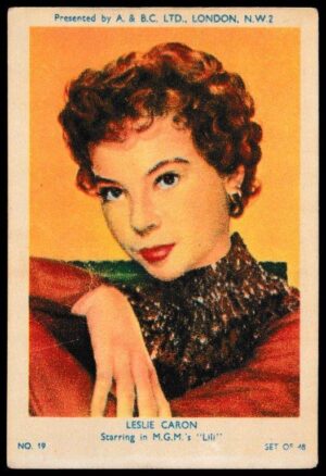 A&BC - 'Film & TV Stars (Series 1)' (1953) - Leslie Caron