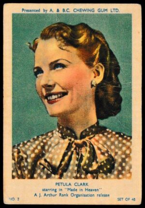 A&BC - 'Film & TV Stars (Series 1)' (1953) - Petula Clark