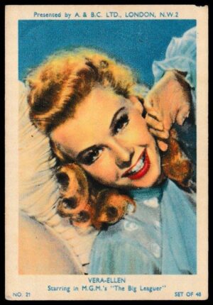 A&BC - 'Film & TV Stars (Series 1)' (1953) - Vera-Ellen