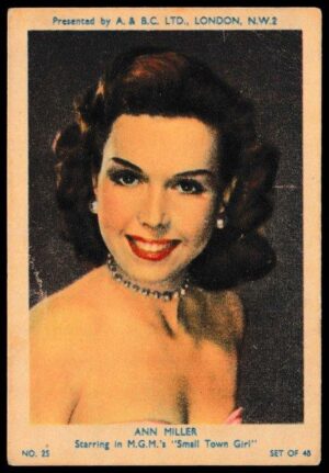 A&BC - 'Film & TV Stars (Series 1)' (1953) - Ann Miller