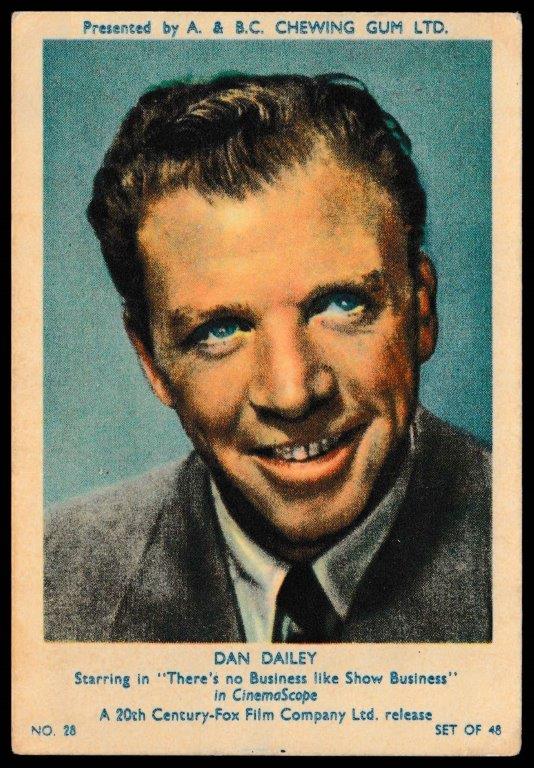 A&BC - 'Film & TV Stars (Series 1)' (1953) - Dan Dailey A&BC - 'Film & TV Stars (Series 1)' (1953) - Dan Dailey
