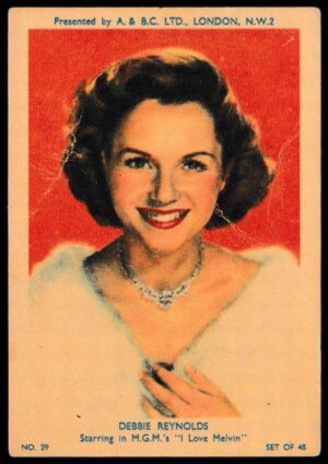 A&BC - 'Film & TV Stars (Series 1)' (1953) - Debbie Reynolds
