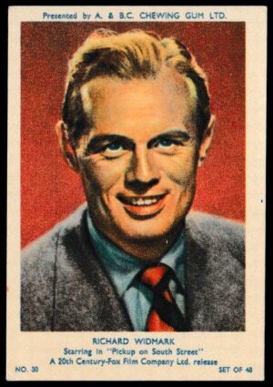 A&BC - 'Film & TV Stars (Series 1)' (1953) - Richard Widmark