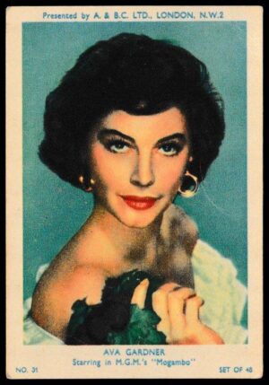A&BC - 'Film & TV Stars (Series 1)' (1953) - Ava Gardner