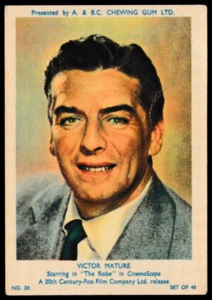 A&BC - 'Film & TV Stars (Series 1)' (1953) - Victor Mature