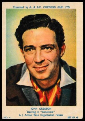 A&BC - 'Film & TV Stars (Series 1)' (1953) - John Gregson