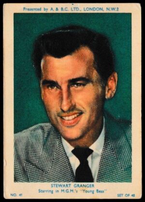 A&BC - 'Film & TV Stars (Series 1)' (1953) - Stewart Granger