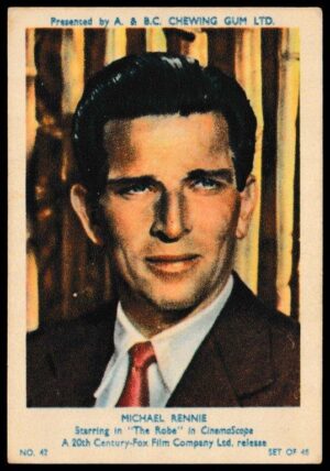 A&BC - 'Film & TV Stars (Series 1)' (1953) - Michael Rennie