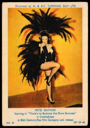 A&BC - 'Film & TV Stars (Series 1)' (1953) - Mitzi Gaynor