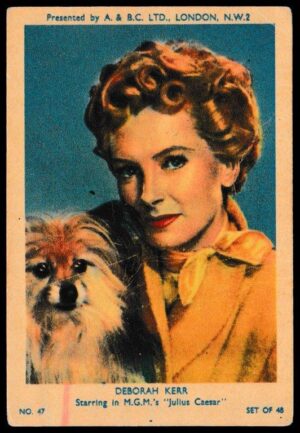 A&BC - 'Film & TV Stars (Series 1)' (1953) - Deborah Kerr