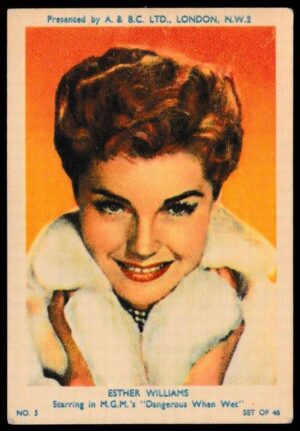 A&BC - 'Film & TV Stars (Series 1)' (1953) - Esther Williams