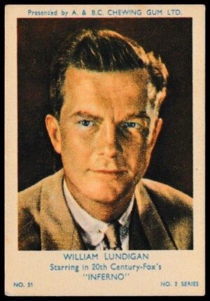 A&BC - 'Film & TV Stars (Series 2)' (1953) - William Lundgan