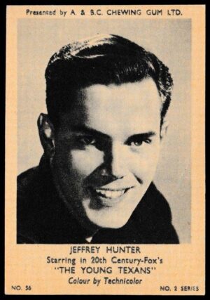 A&BC - 'Film & TV Stars (Series 2)' (1953) - Jeffrey Hunter